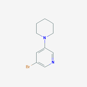 molecular formula C10H13BrN2 B2480009 3-Bromo-5-(piperidin-1-YL)pyridine CAS No. 24255-93-4