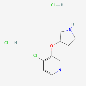 4-Chloro-3-(pyrrolidin-3-yloxy)pyridine dihydrochloride