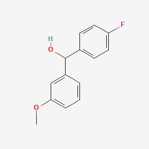 molecular formula C14H13FO2 B2480032 4-Fluoro-3'-methoxybenzhydrol CAS No. 844856-35-5