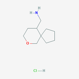 (7-Oxaspiro[4.5]decan-10-yl)methanamine hydrochloride