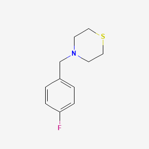 molecular formula C11H14FNS B2480079 4-(4-Fluorobenzyl)thiomorpholine CAS No. 1542-56-9