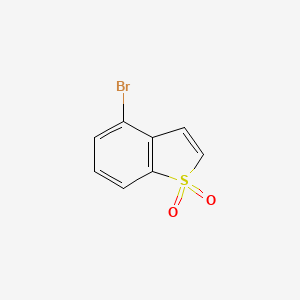 molecular formula C8H5BrO2S B2480081 4-Bromo-1-benzothiophene 1,1-dioxide CAS No. 5118-14-9