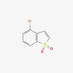 molecular formula C8H5BrO2S B2480081 4-Bromo-1-benzotiofeno 1,1-dióxido CAS No. 5118-14-9