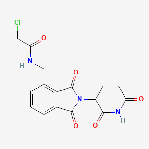 molecular formula C16H14ClN3O5 B2480093 TNF-α-IN-1 CAS No. 444287-49-4