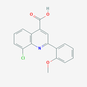 8-Chloro-2-(2-methoxyphenyl)quinoline-4-carboxylic acid