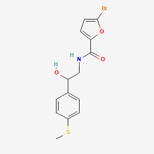5-bromo-N-(2-hydroxy-2-(4-(methylthio)phenyl)ethyl)furan-2-carboxamide