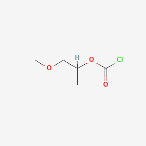 molecular formula C5H9ClO3 B2480163 1-Methyl-2-methoxyethyl chloroformate CAS No. 75032-86-9