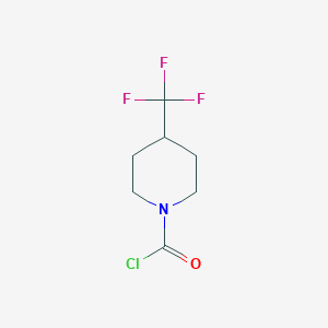 4-(Trifluoromethyl)piperidine-1-carbonyl chloride