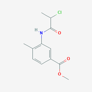 Methyl 3-(2-chloropropanamido)-4-methylbenzoate