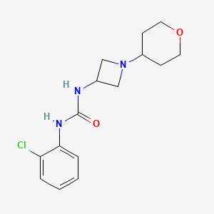 1-(2-Chlorophenyl)-3-[1-(oxan-4-yl)azetidin-3-yl]urea
