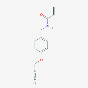 N-[(4-Prop-2-ynoxyphenyl)methyl]prop-2-enamide