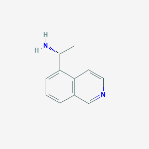 molecular formula C11H12N2 B2480256 (1R)-1-(5-异喹啉基)乙胺 CAS No. 1212802-19-1