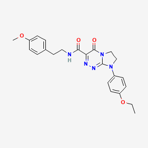 8-(4-ethoxyphenyl)-N-(4-methoxyphenethyl)-4-oxo-4,6,7,8-tetrahydroimidazo[2,1-c][1,2,4]triazine-3-carboxamide