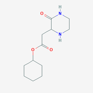 Cyclohexyl 2-(3-oxo-2-piperazinyl)acetate