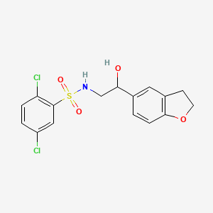 2,5-dichloro-N-(2-(2,3-dihydrobenzofuran-5-yl)-2-hydroxyethyl)benzenesulfonamide