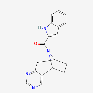 (1H-indol-2-yl)((5R,8S)-6,7,8,9-tetrahydro-5H-5,8-epiminocyclohepta[d]pyrimidin-10-yl)methanone