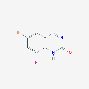 6-bromo-8-fluoroquinazolin-2(1H)-one