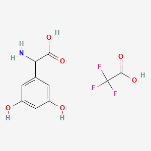 2-Amino-2-(3,5-dihydroxyphenyl)acetic acid trifluoroacetic acid