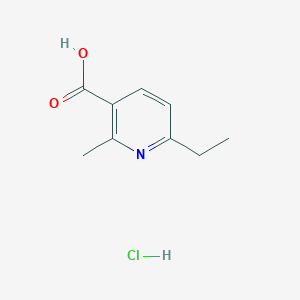 6-Ethyl-2-methylpyridine-3-carboxylic acid;hydrochloride