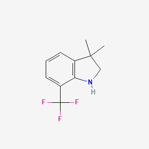 3,3-Dimethyl-7-(trifluoromethyl)indoline