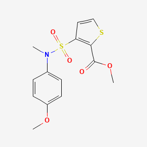 Methyl 3-{[(4-methoxyphenyl)(methyl)amino]sulfonyl}thiophene-2-carboxylate