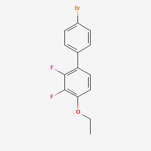 molecular formula C14H11BrF2O B2480441 4'-溴-4-乙氧基-2,3-二氟-1,1'-联苯 CAS No. 470461-09-7