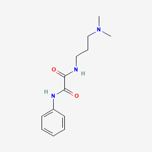molecular formula C13H19N3O2 B2480444 N-[3-(dimethylamino)propyl]-N'-phenyloxamide CAS No. 898374-38-4