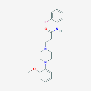 N-(2-fluorophenyl)-3-[4-(2-methoxyphenyl)piperazin-1-yl]propanamide