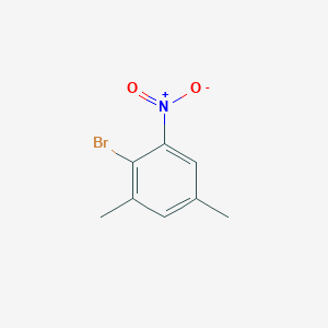 molecular formula C8H8BrNO2 B2480465 2-Bromo-1,5-dimethyl-3-nitrobenzene CAS No. 90434-14-3