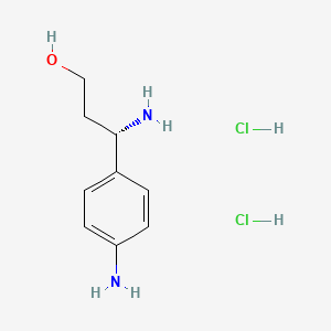 (S)-3-Amino-3-(4-aminophenyl)propan-1-ol dihydrochloride