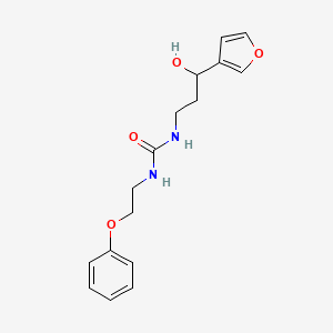 1-(3-(Furan-3-yl)-3-hydroxypropyl)-3-(2-phenoxyethyl)urea