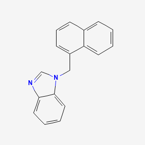 molecular formula C18H14N2 B2480496 1-(Naphthalen-1-ylmethyl)benzimidazole CAS No. 88842-93-7