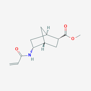 Methyl (1R,2R,4R,5R)-5-(prop-2-enoylamino)bicyclo[2.2.1]heptane-2-carboxylate