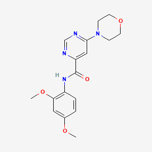 N-(2,4-dimethoxyphenyl)-6-morpholinopyrimidine-4-carboxamide