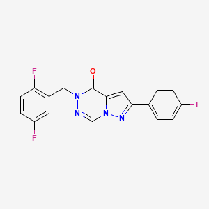 5-(2,5-difluorobenzyl)-2-(4-fluorophenyl)pyrazolo[1,5-d][1,2,4]triazin-4(5H)-one