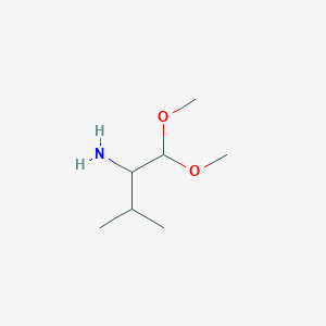 1,1-Dimethoxy-3-methylbutan-2-amine