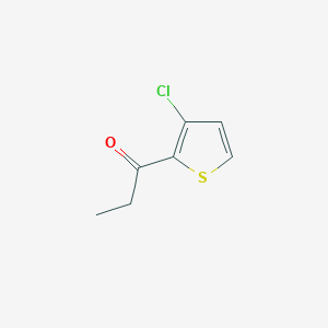 molecular formula C7H7ClOS B2480612 1-(3-氯噻吩-2-基)丙酮 CAS No. 1531658-69-1