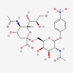 molecular formula C25H35N3O16 B2480633 Neu5Ac|A(2-6)GalNAc-|A-pNP CAS No. 1858224-04-0