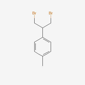 1-(1,3-Dibromopropan-2-yl)-4-methylbenzene