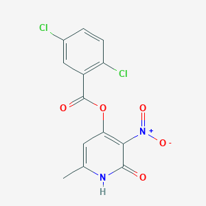 (6-methyl-3-nitro-2-oxo-1H-pyridin-4-yl) 2,5-dichlorobenzoate