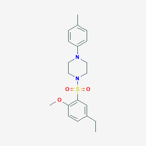 1-(5-Ethyl-2-methoxybenzenesulfonyl)-4-(4-methylphenyl)piperazine