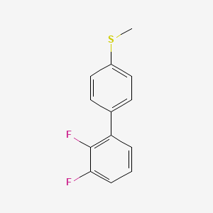 2,3-Difluoro-4'-(methylsulfanyl)-1,1'-biphenyl