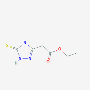 ethyl (5-mercapto-4-methyl-4H-1,2,4-triazol-3-yl)acetate