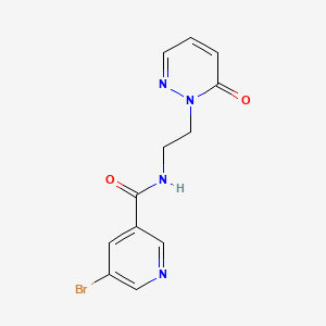 5-bromo-N-(2-(6-oxopyridazin-1(6H)-yl)ethyl)nicotinamide