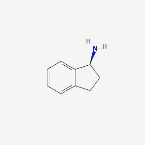 molecular formula C9H11N B2480789 (S)-(+)-1-Aminoindan CAS No. 34698-41-4; 61341-86-4