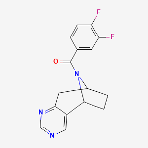(3,4-difluorophenyl)((5R,8S)-6,7,8,9-tetrahydro-5H-5,8-epiminocyclohepta[d]pyrimidin-10-yl)methanone