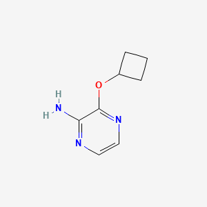 molecular formula C8H11N3O B2480820 3-Cyclobutyloxypyrazin-2-amine CAS No. 1702746-72-2