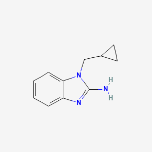 1-(cyclopropylmethyl)-1H-1,3-benzodiazol-2-amine