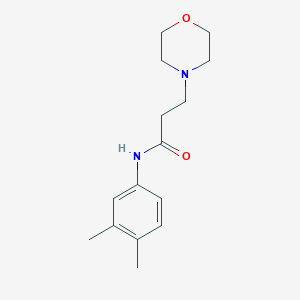 N-(3,4-dimethylphenyl)-3-morpholin-4-ylpropanamide