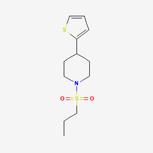 1-(Propylsulfonyl)-4-(thiophen-2-yl)piperidine